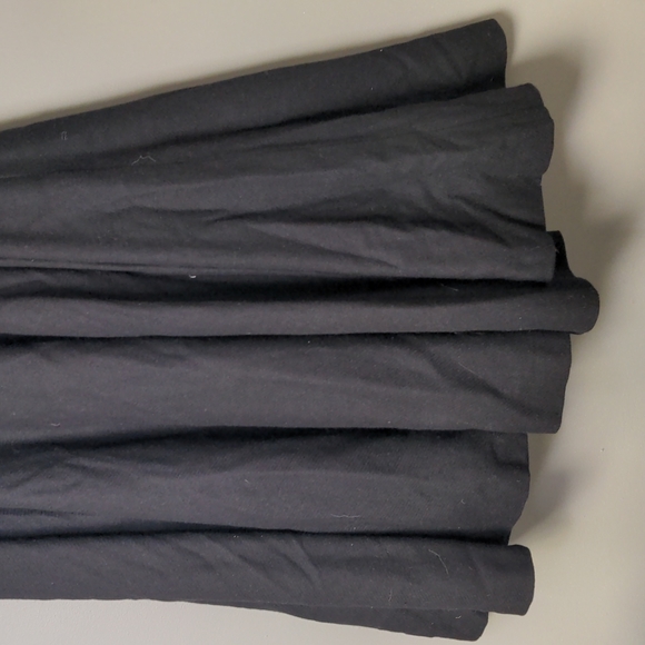 Lanvin Paris Vintage Wool Black Skirt Size 44 M - Picture 6 of 9